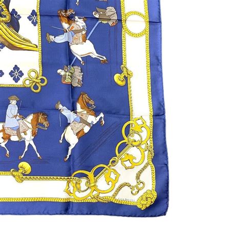 ebay hermes samourais|Hermes Carre 90 Silk Scarf PARURES DE SAMOURAIS 311314.